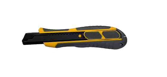 Нож строительный MASTERTOOL с отламываемым лезвием 18 мм ABS пластик с TPR покрытием металлическая н Харьков