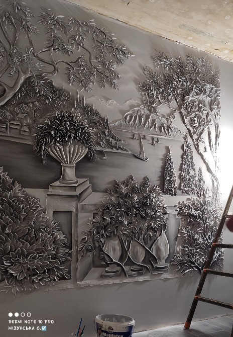 Художній розпис стін художник барельєф барельеф Львів - зображення 6