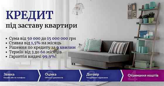 Споживчі кредити у Києві під заставу нерухомості. Киев