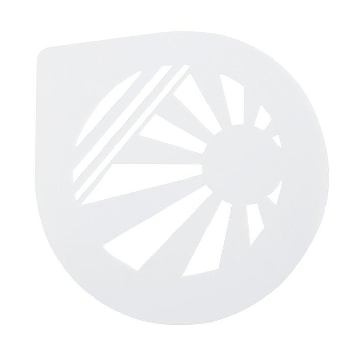 Трафарет пластиковий для торта Empire Пляж EM-8743 255 мм Киев - изображение 1