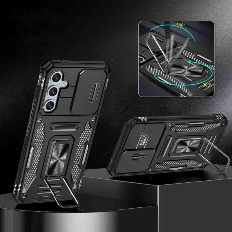 Ударопрочный чехол Camshield Army Ring для Samsung Galaxy S25 FE Херсон - изображение 6