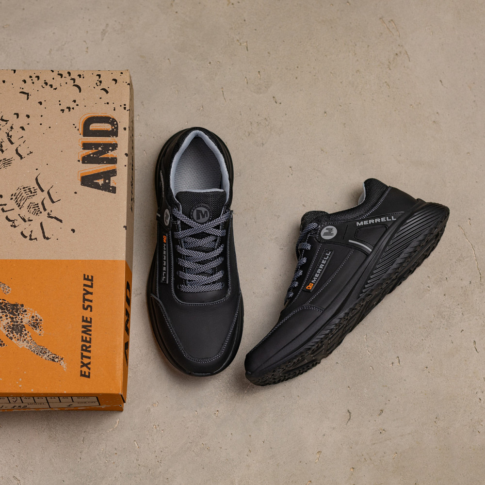 Мужские кожаные кроссовки  M - Grey Киев - изображение 11