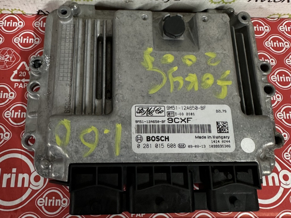 Блок управления двигателем Ford Focus 1.6 TDCi 2004-2011 (9M51-12A650-BF) Ковель - зображення 1