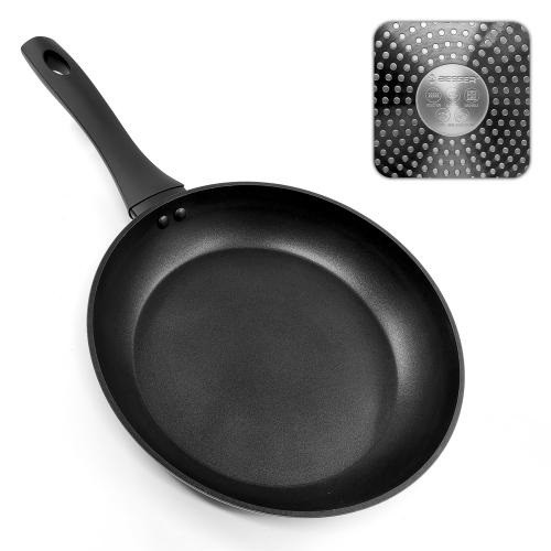 Сковорода універсальна Stenson Master 10369-20 20 см чорна Київ - зображення 1