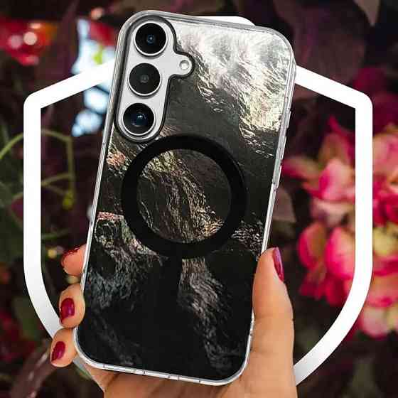 Чехол TPU Shiny Mountain (MagFit) для Samsung Galaxy S24 FE Херсон