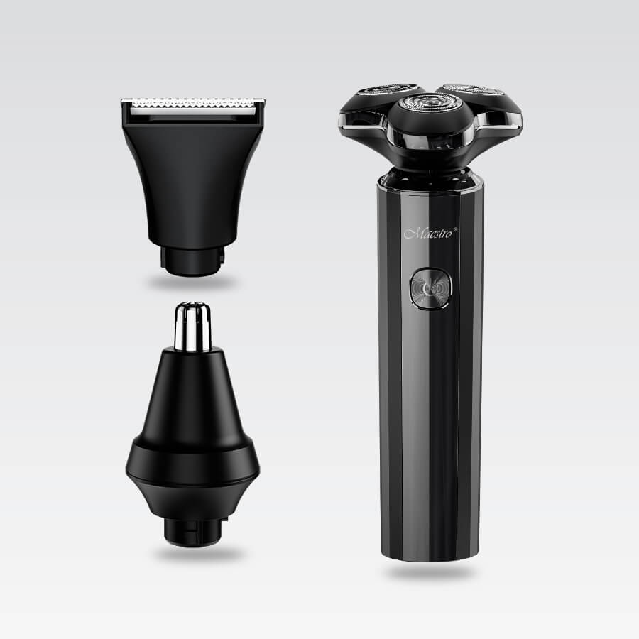 Электробритва в наборе 3 в 1 Maestro MR-676 черный Київ - зображення 2