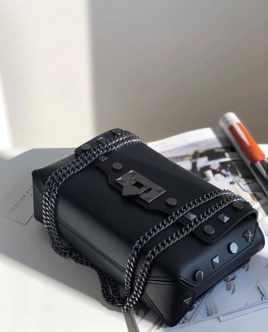 клатч крос боді шкіряний Італия білий шкіряна модна маленька сумочка TS000012 Київ - зображення 2