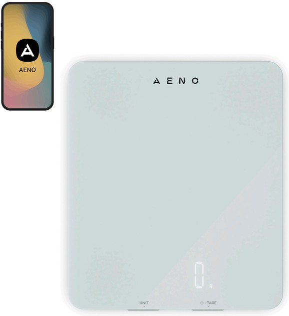 Весы кухонные AENO Smart KS1S 8 кг белые Київ - зображення 1