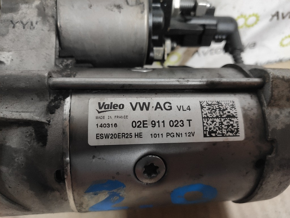 Стартер VW Golf VII 2.0 tdi 2012-2019 (02E911023T) Ковель - зображення 3