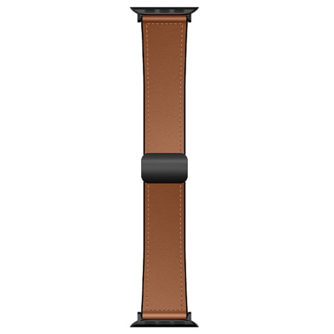 Ремешок Hoco WA34 Basic magnetic buckle silicone leather strap для Apple watch 38/40/41/42mm Херсон - зображення 1