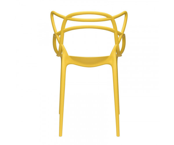 Стілець Мастерс барний пластиковий жовтий Дніпро - зображення 3