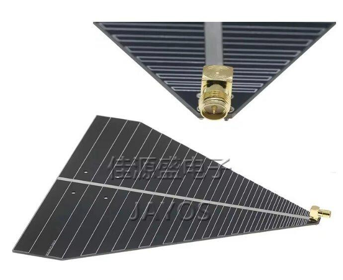 UWB антенна 500 - 6300 МГц 6-7 дБ, до 50 Вт, RP SMA-female, логопериодическая (10995) Днепр - изображение 3