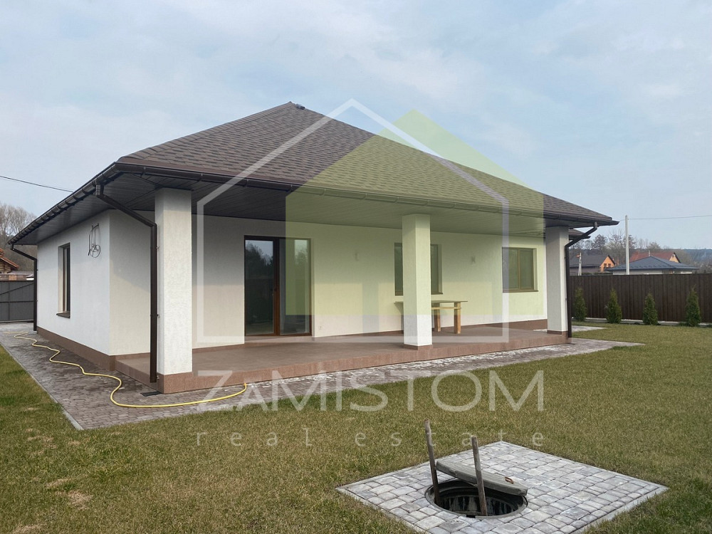 Одноповерховий котедж 122м2 в мальовничому місці із розвинутою інфраструктурою. Планування,- гарде Київ - зображення 10