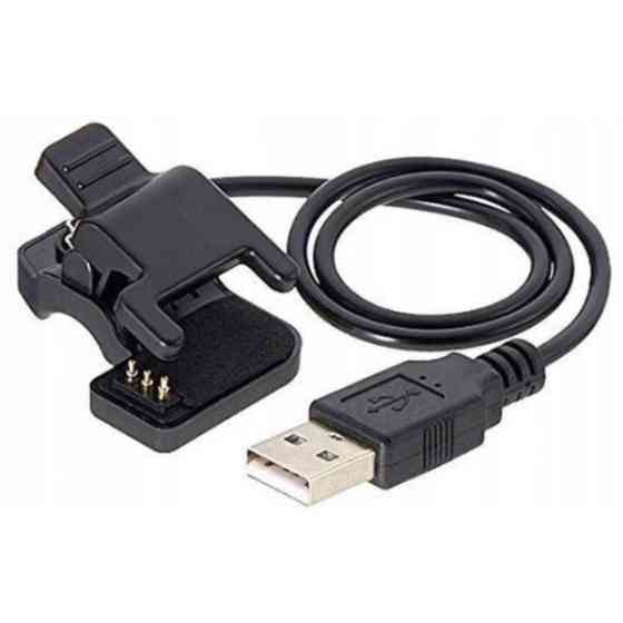 DM Зарядний кабель для смарт-годинників 3-pin Clip Black Харків