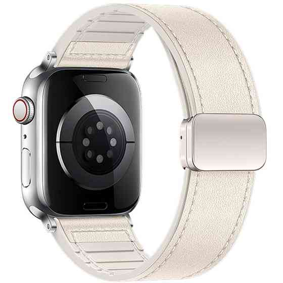 Ремешок Hoco WA34 Basic magnetic buckle silicone leather strap для Apple watch 38/40/41/42mm Херсон