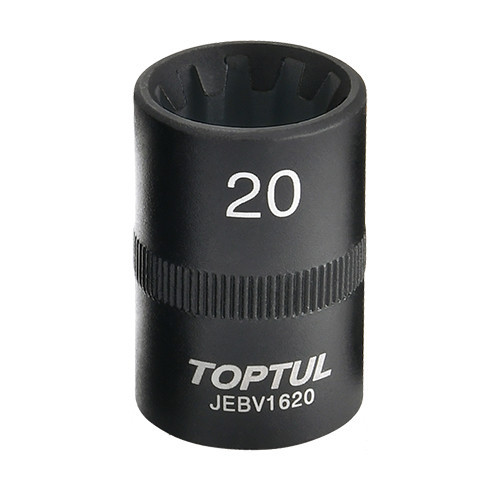 Головка для тормозных суппортов 10 граней (Audi A8, S6, Porsche Cayenne и др.) TOPTUL JEBV1620 Харків - зображення 1