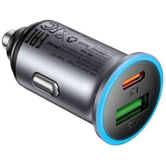АЗУ Acefast B15 PD20W+QC3.0 total 65W (1USB-A/1C) Херсон