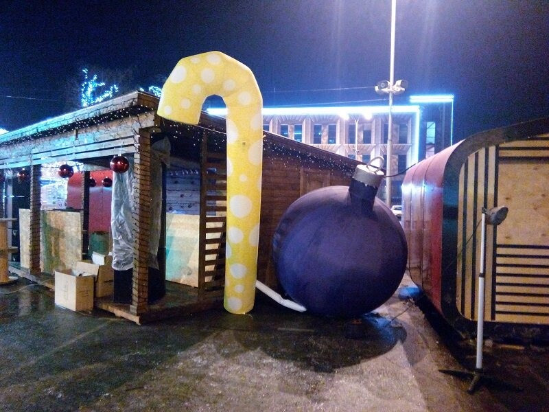 Надувной Новогодний декор Надувной шар Киев - изображение 11