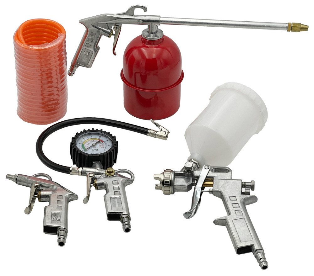 Набор покрасочный пневматический 5 ед. AIRKRAFT AIR5PCS Харків - зображення 8