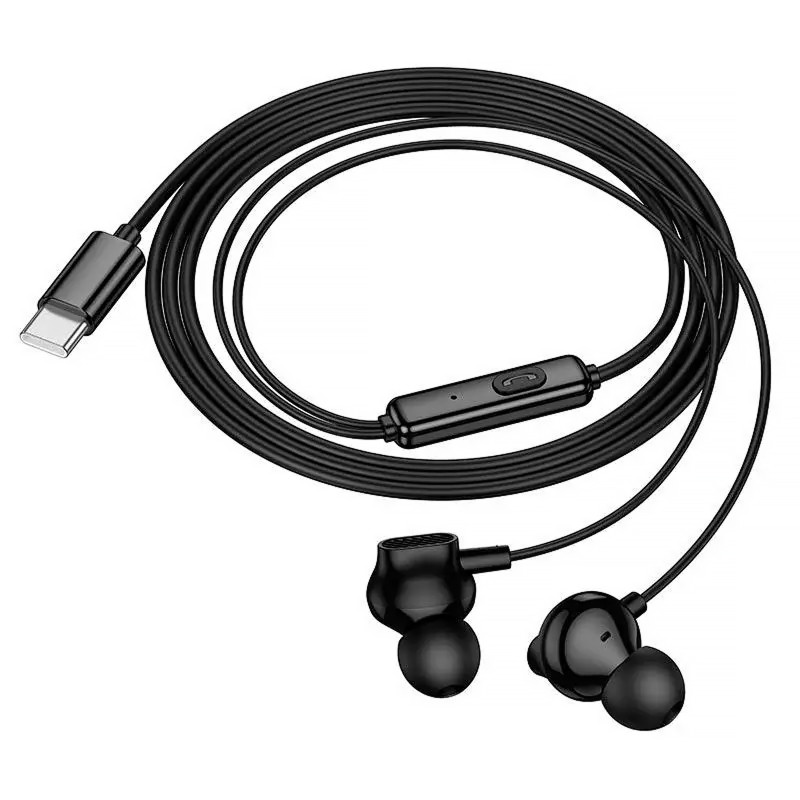 Стерео наушники Hoco M117 Type-C Херсон - зображення 2