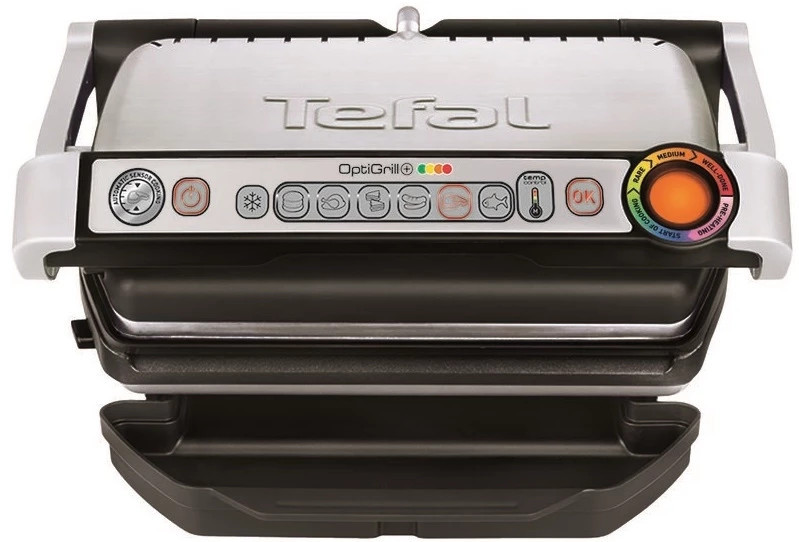 Електричний гриль Tefal OptiGrill GC716D12 2000 Вт Київ - зображення 1