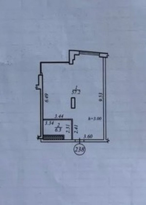 Продам. 1-к.кв. 22/26, Нагорка, вул. Сімферопольська, 2-П Дніпро - зображення 8