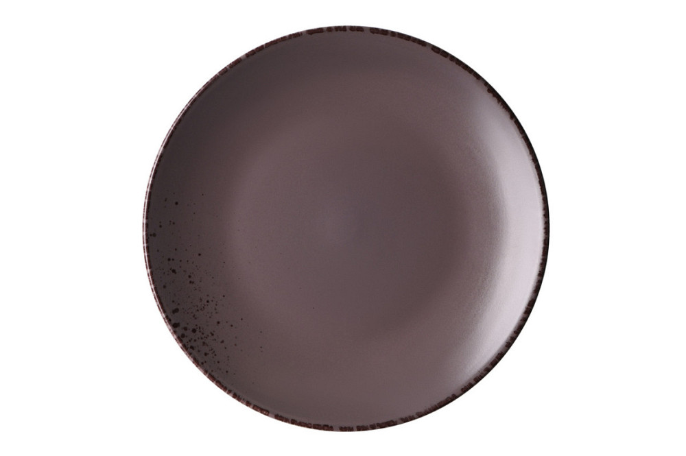 Тарілка обідня Ardesto Lucca Brown Grey AR-2926-GMC 26 см Київ - зображення 1