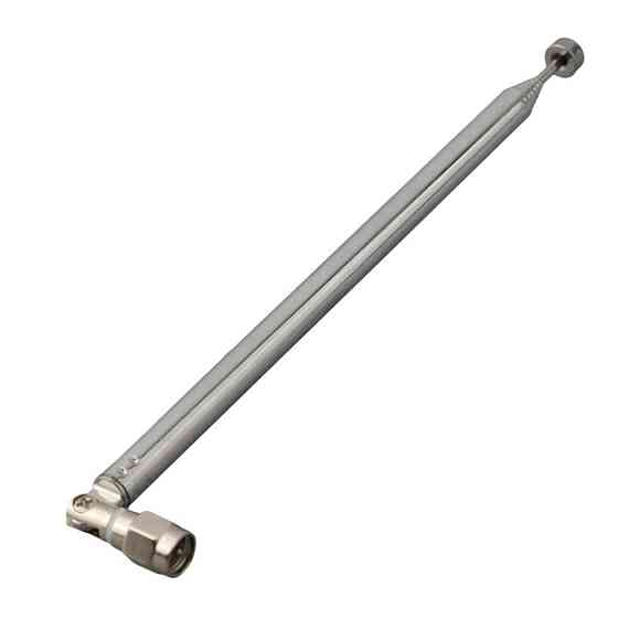 Антенна телескопическая 40 МГц - 6 ГГц, 50 Ом, 7 секций, SMA-male разъем (11024) Днепр