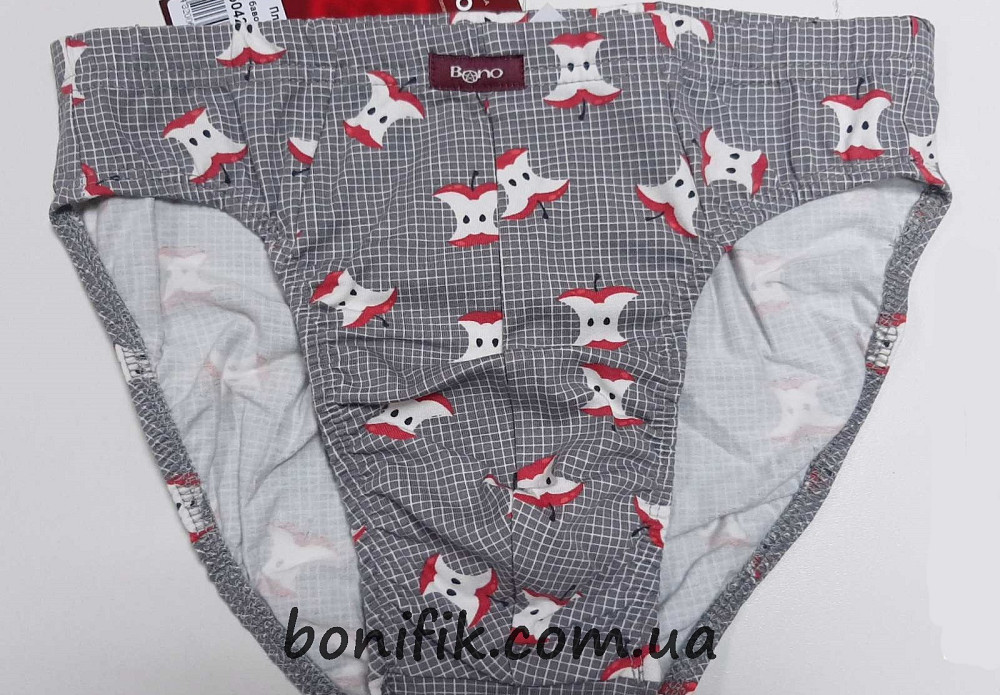 Мужские спортивные плавки с рисунком "надкушенного яблока" (арт. МШ 950424) Кривой Рог - изображение 1