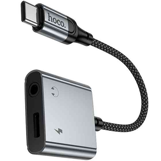 Переходник Hoco UPA34 Type-C to Type-C + 3.5mm Херсон