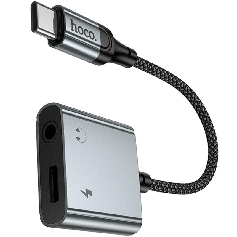 Переходник Hoco UPA34 Type-C to Type-C + 3.5mm Херсон - зображення 3