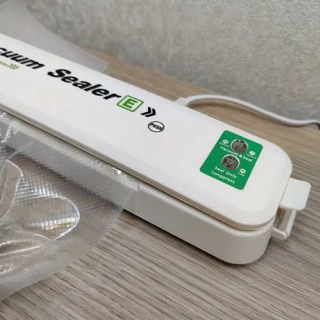 Вакууматор с пакетами Vacuum Sealer E ZWPA-001-green 90 Вт зеленый Киев - изображение 3