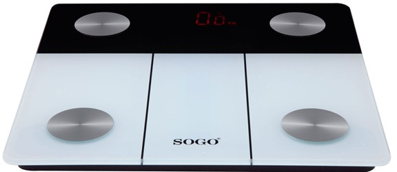 Весы напольные SOGO SS-2900 180 кг белые Київ - зображення 4