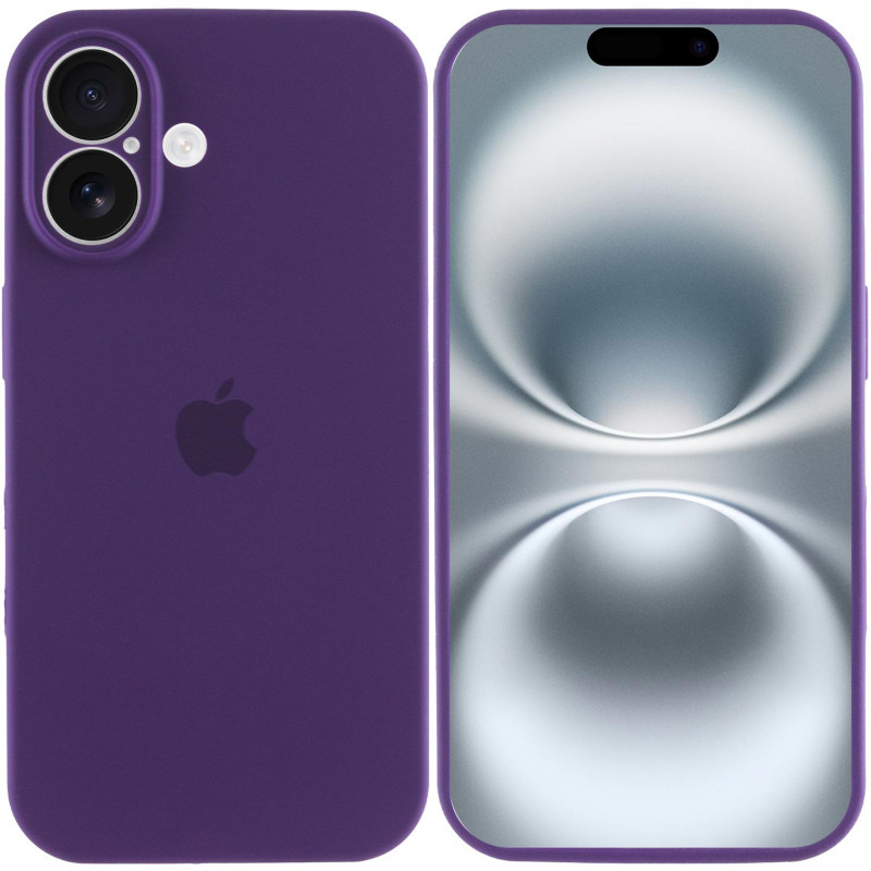 Чехол Silicone Case Full Camera Protective (AA) для Apple iPhone 16 Plus (6.7") Херсон - зображення 3