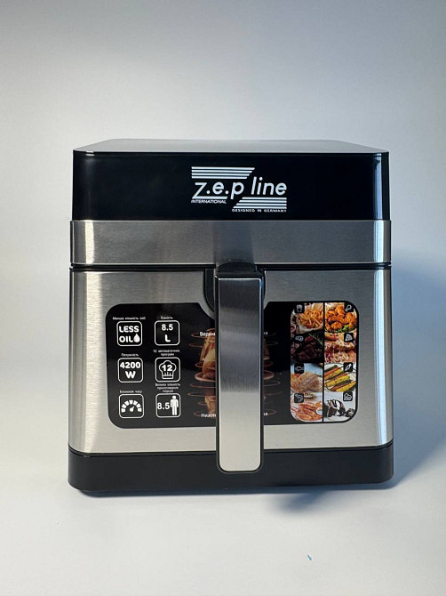 Аэрогриль мультипечь на два тэна с силиконовой формой Zepline ZP-00344 13 л 4200 Вт Київ - зображення 4