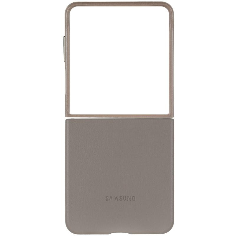 Кожаный чехол Leather Case (AAA) для Samsung Galaxy Z Flip6 Херсон - зображення 12