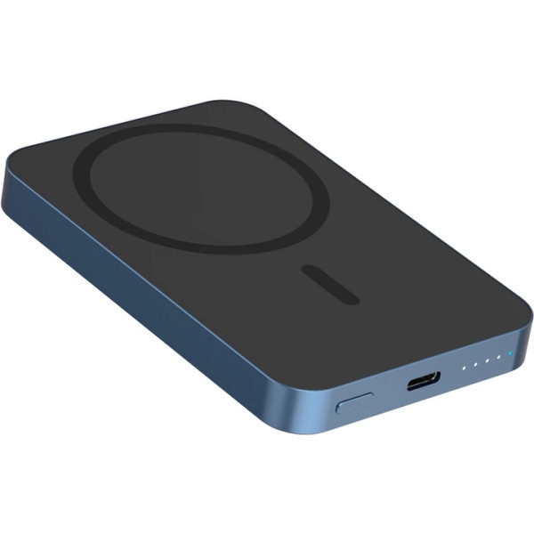 Power Bank Gelius Nexus Magnetic Wireless Charge GP-PBW100i 15W 5 000mAh Dark Blue Харків - зображення 2