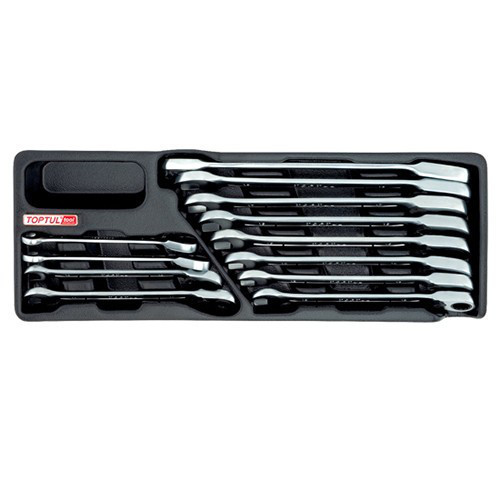 Набор ключей комбинированных с трещоткой 8-19мм 12ед. (в ложементе) TOPTUL GAAT1205 Харьков - изображение 1