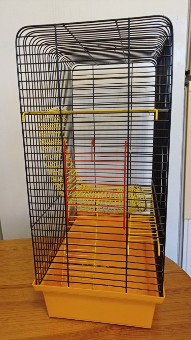 Клетка для хомяка+домик+колесо Київ - зображення 3