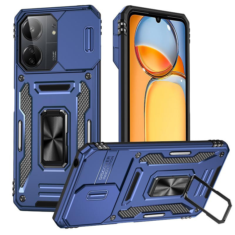 Ударопрочный чехол Camshield Army Ring для Xiaomi Redmi 14C / A4 / Poco C75 Херсон - зображення 1