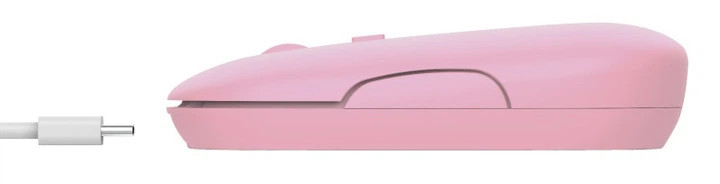 Мышь компьютерная безпроводная Trust Puck Rechargeable Ultra-Thin BT WL Silent Pink 24125_TRUST розо Киев - изображение 3