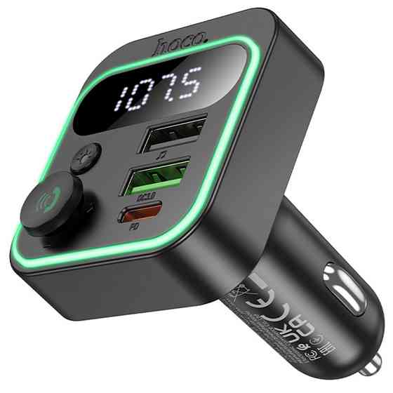 АЗУ FM модулятор Hoco E85 Tiger PD20W+QC3.0 Херсон