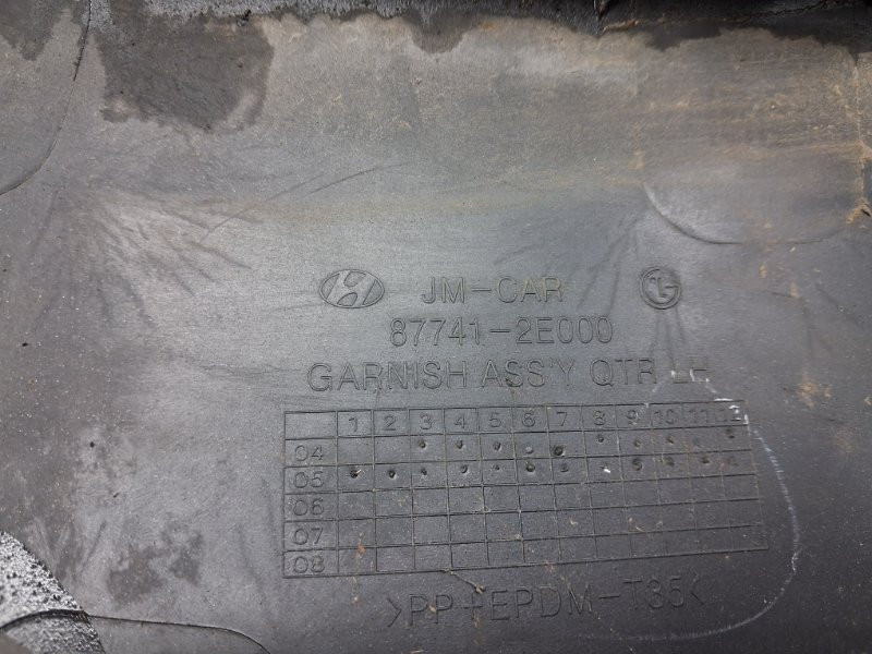 Накладка крыла Hyundai Tucson 2004-2009 877412E000 (Арт. 66326) Киев - изображение 7