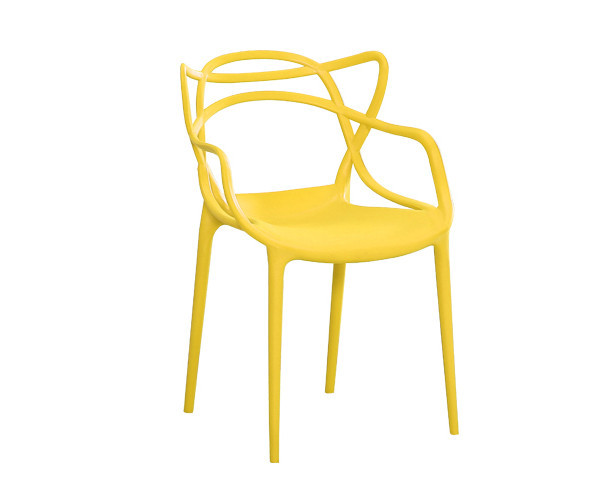 Стілець Мастерс барний пластиковий жовтий Дніпро - зображення 2