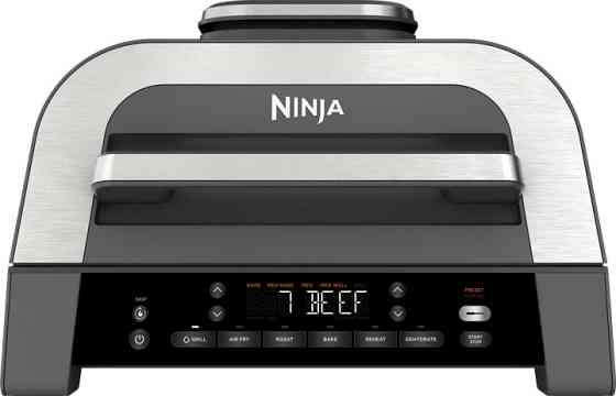 Гриль-барбекю электрический Ninja Foodi MAX Air Grill & Air Fryer с Сooking probe DG551EU 1760 Вт че Киев