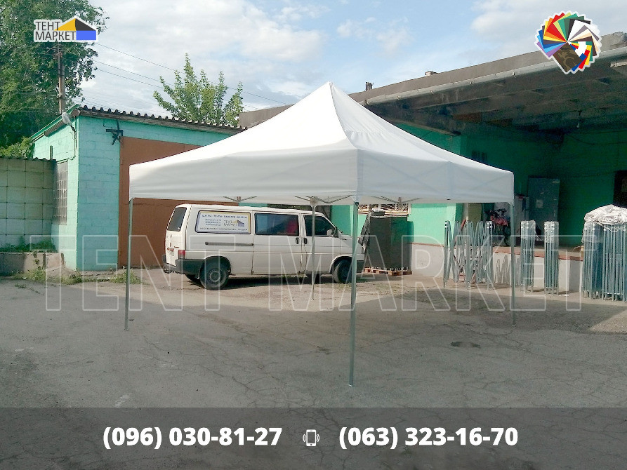 Намет розкладний 4х4 розсувний шатер трансформер. Пошиття виготовлення тентів шатрів наметів зонтів Запоріжжя - зображення 8