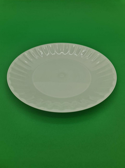 Стекловидная тарелка белая  205мм, Юнита, 10 шт\пач Харків - зображення 4