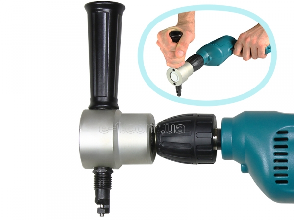 Насадка ножницы на дрель шуруповерт для резки металла Сверчок YT-160, Электроинструмент Київ - зображення 3