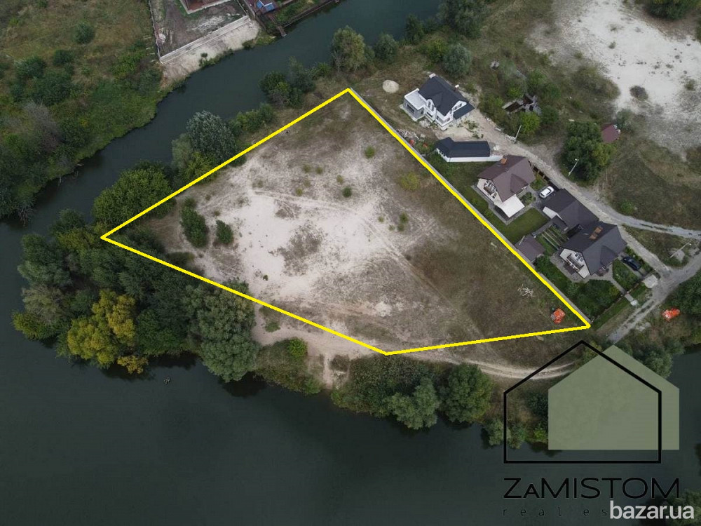 Продаж супер ділянка 50 соток в селі Гнідин. Знаходить на півострові, із своїм виходом до річки. Ел Бориспіль - зображення 10