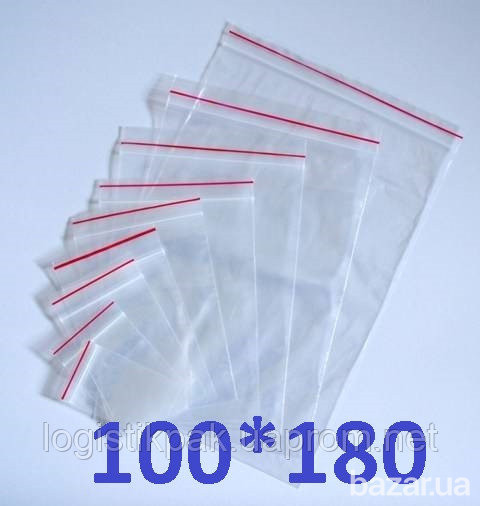 Пакет Зиплок 100x180 Харків - зображення 1